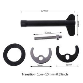 2 Sets Faucet Fixing Tool, Basin Monobloc Mixer Tap Fixing Kit, Kitchen Bracket Mounting Kit, Double Hole Faucet Fixing Kit (M10)