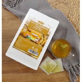 60 Premium Anti-Inflammaherb Tea Bags, Made with 100% Natural Herb Ingredients, Turmeric, Ginger, Ceylon Cinnamon, Peppermint, Black Pepper, No Additives & Caffeine Free.
