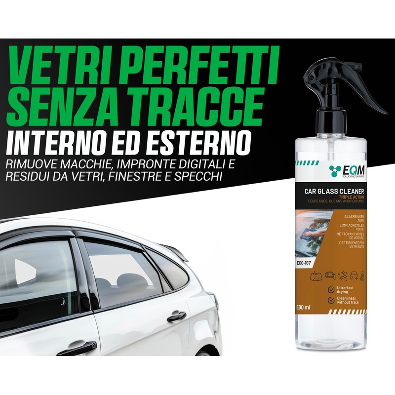 EQM - ECO-107 - Detergente Vetri Auto - 500 ML
