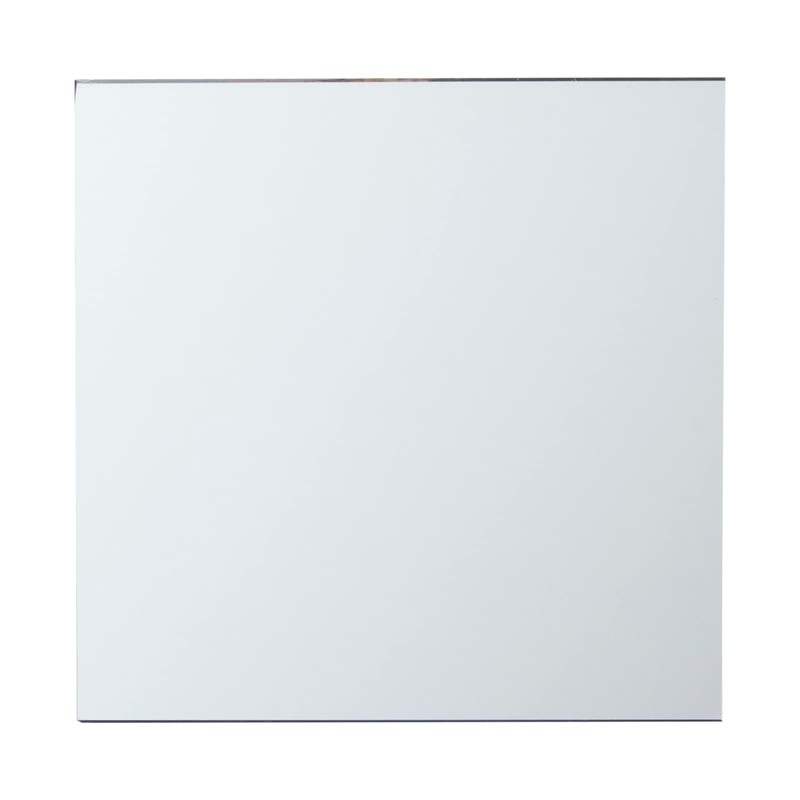 Bright Creations Square Mirror Tiles - 4 in, Silver, Pack