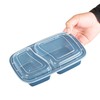 Restaurantware-Asporto 26 Ounce Compartment Take Out Boxes, 100 Microwavable Meal