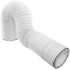 Extra Long 10m Vent Hose Pipe + Screw Clips for