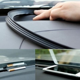 Car Wind Noise Reduction Gap Sealing Trim & Sound Absorber 1.6M 3ea