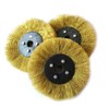 Portable Brass Plated Corrugated Wire Wheel for Rust Removal, Polishing,