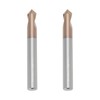 VGOL 2 Pieces 6mm Handle Beveled Cutter Drill Bit V-Groove