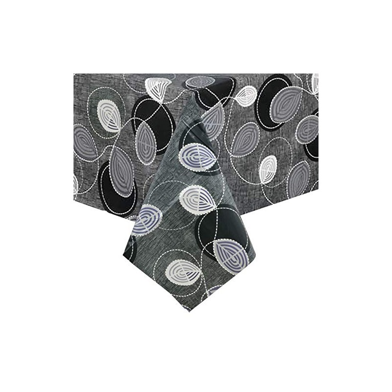 Micro-Pro Wipe Clean PVC Vinyl Everyday Tablecloth Dining Kitchen Table