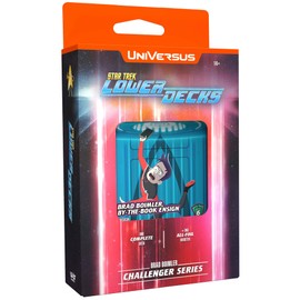 UniVersus: Star Trek Lower Decks: Challenger Series - Boimler - 63 Cards, 2 Characters, Ready to Play Deck-Building Card Game, 6 Foil/Alt Art Cards