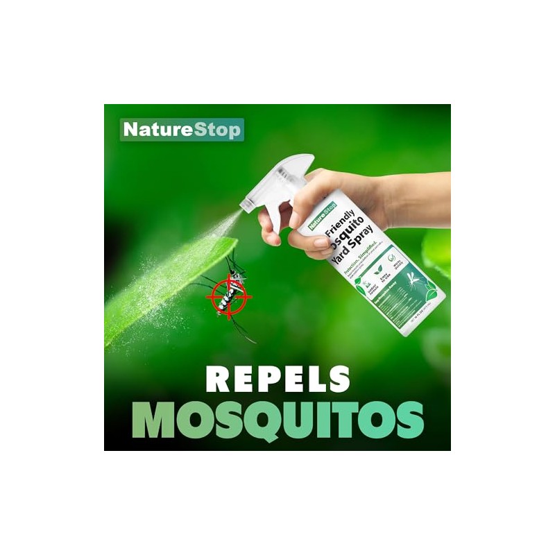 Eco-Friendly Mosquito Yard Spray – Helps Deter Mosquitoes from Yards,