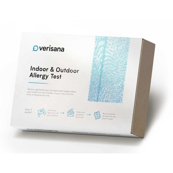 Indoor & Outdoor Allergy Test – 48 Airborne Allergens – Spores & Pollens Home-to-Lab Screening – Ages 18+ – Verisana