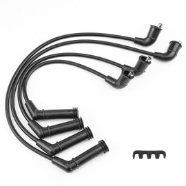 Frankberg 4x Ignition Cable Set Petrol Compatible with Atos MX 1997-2008 Getz TB 2002-2009 i10 PA 2007-2013 Picanto SA BA 2004-2022 Replace# 2750102H00