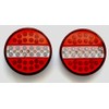 2 x 12 V Universal LED Hamburger Stop Tail Light