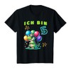Children's T-Shirt with German Text "Ich bin 5 Jahre alt