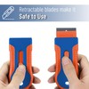 Bates- Razor Blade Scraper Tool, 2 Pack, 30 Extra Steel