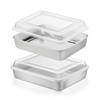 Herogo Baking Pan with Lid, 7 x 9 Inch Stainless