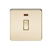 Knightsbridge SF8341NPB Screwless 20 A 1-Gang DP Switch, Polished Brass