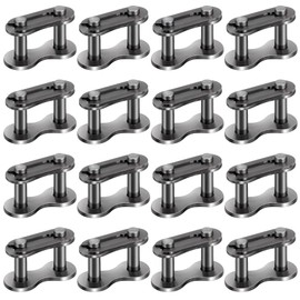 PAGOW 16PCS #41 Roller Chain Connecting Links, Master Manganese Steel Connector Heavy Duty for Bycicles, Mini Bikes, Motorcycles, Go-Karts, Home and Industrial Machinery