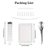 Molecular Gastronomy Kit 96 Holes Caviar Maker with Spherification Spoon,