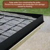BJADE'S Gutter Valley Splash Guard,6 Pcs 10 x 4 Inch