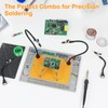 NOEVSBIG Magnetic Helping Hands Soldering Station with Large Base, Heat-Resistant