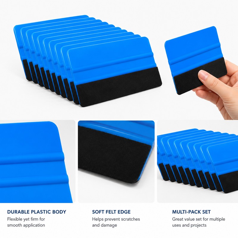 20 pcs Vinyl Squeegee Tool for Scratch-Free Film Application