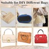 Coitak 3+6 PCS Bag Bases for Crochet with Purse Handles,