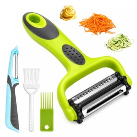 3-in-1 Vegetable Peeler, Julienne Peeler & Vegetable Slicer Kitchen Tool