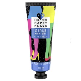 Find Your Happy Place Moisturizing Hand Cream Girls' Night Out Tiare Flowers and Sugar Cane, 1 fl. oz.