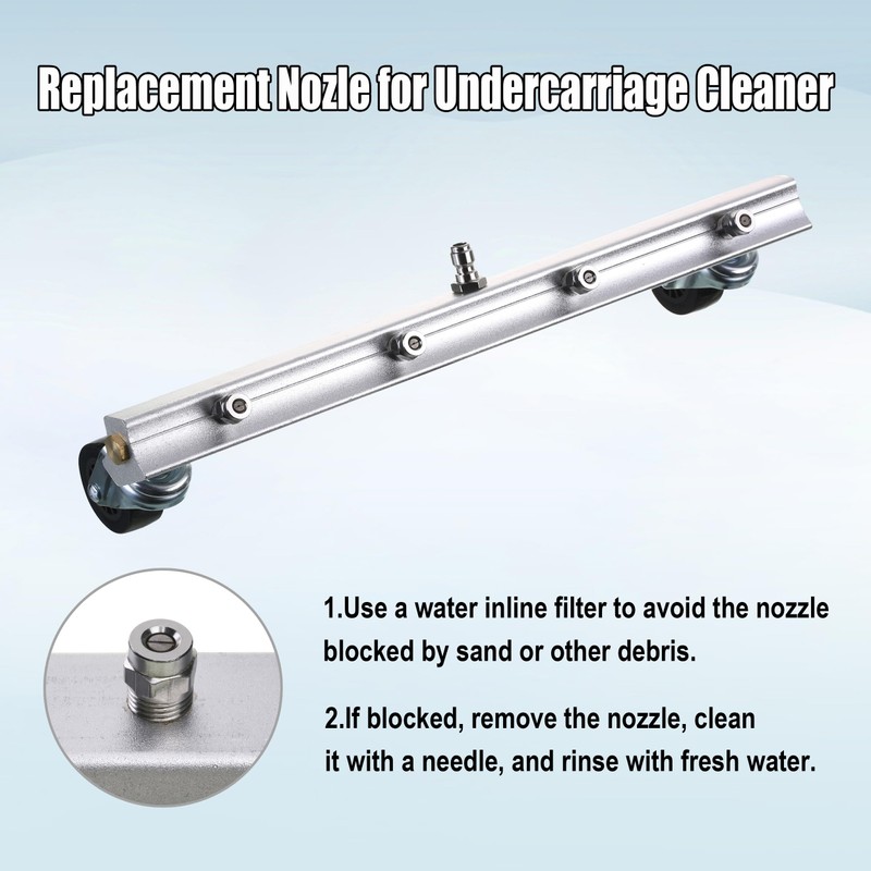M MINGLE Universal Replacement Nozzle for Pressure Washer Undercarriage Cleaner,