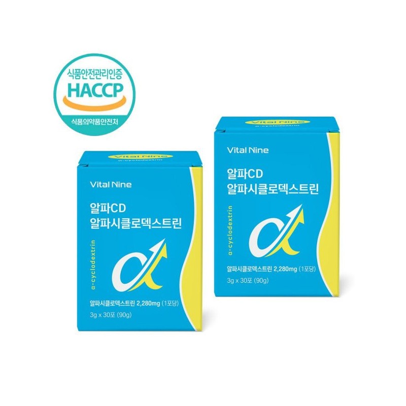 알파CD 알파시클로덱스트린 분말 스틱 3g 30포 AlphaCD Alpha Cyclodextrin Powder