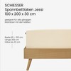 Schiesser Fine Jersey Fitted Sheet/100% Cotton/Available in Various Colours &