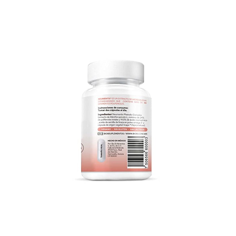 BIO B Neumentix + Omega 3 | Nootrópico Concentración y
