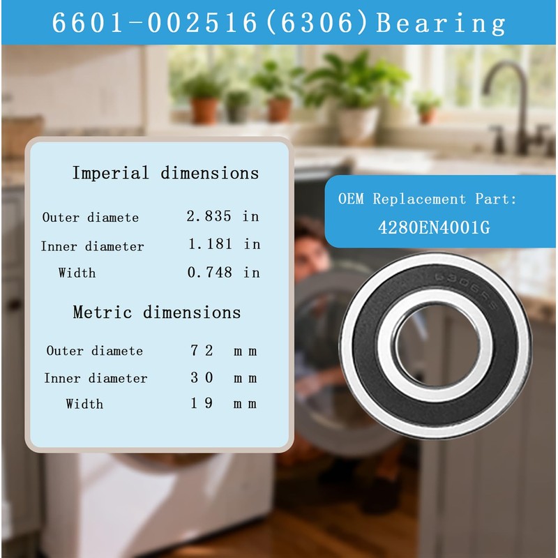 MDS62058301 4280EN4001G 4280EN4001F Tub Washer Bearing Seal Kit