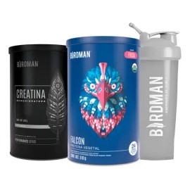Birdman Proteína Falcon 510g + Creatina 450g + Shaker 600ml