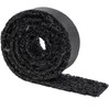 Heelos Rubber Mulch for Landscaping,1 Roll 120×4.5inch Black Rubber Mulch