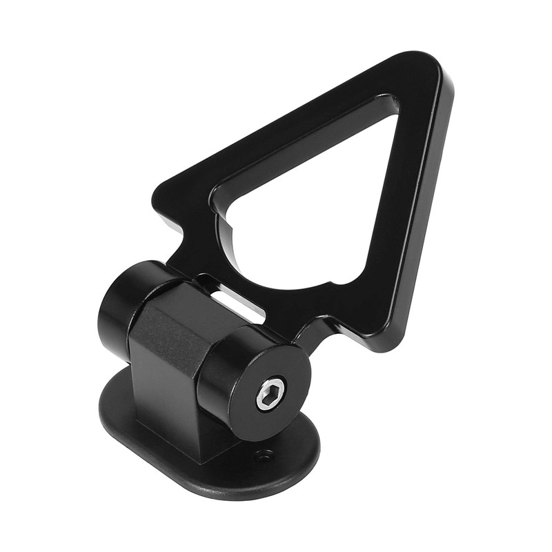 X AUTOHAUX 2 Set Universal Black Triangle Shaped Car Tow