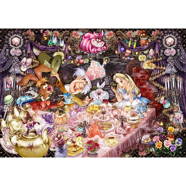 Tenyo 1000 Dream of The Tea Party That Does not Wake up Alice in Wonderland Piece Jigsaw Puzzle (51x73.5cm)