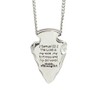 Shields of Strength Men's Stainless Steel Arrowhead Necklace - Genesis
