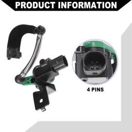 Headlight Level Sensor (Front Left) Compatible with 2004-2013 A3 A4 Q3 RS 8U CC Eos Passat B6 B7 Golf Mk6 Replacement for 3C0412521B