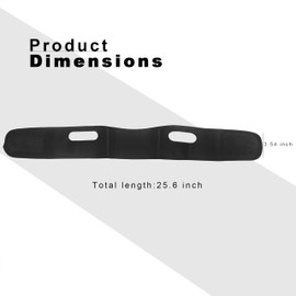 Yuibthr Chin Strap for Sleeping, V Line Lifting Mask, Character Butterfly Alphabet Series, Reusable Face Strap, Jaw Exerciser (Black-3)