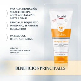 Protector Solar Corporal Eucerin Oil Control Fps50 200ml