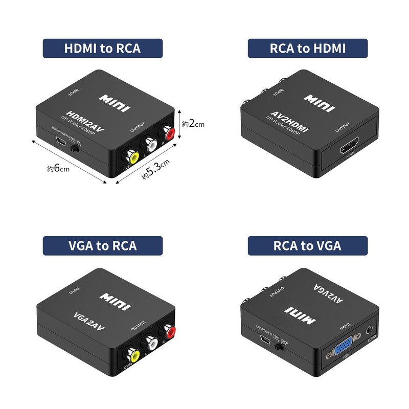Reliable Japanese Company MSL FORCE HDMI to 3RCA Conversion Converter