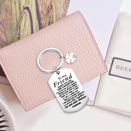 Friendship Gifts For Women Friends Best Friend BFF Gifts For Women Funny Keychain Gifts For True Friends Unique Friend Gifts For Girls Sister Bestie Female Birthday Or Festivals Gifts