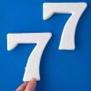 Factory Direct Craft Foam Number 7" Set | 12 Pieces