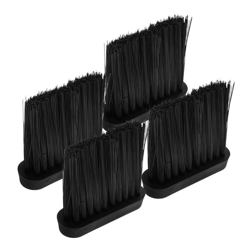 Kisangel 3sets Fireplace Brush Head Replacement Scrub Brushes for Fireplaces