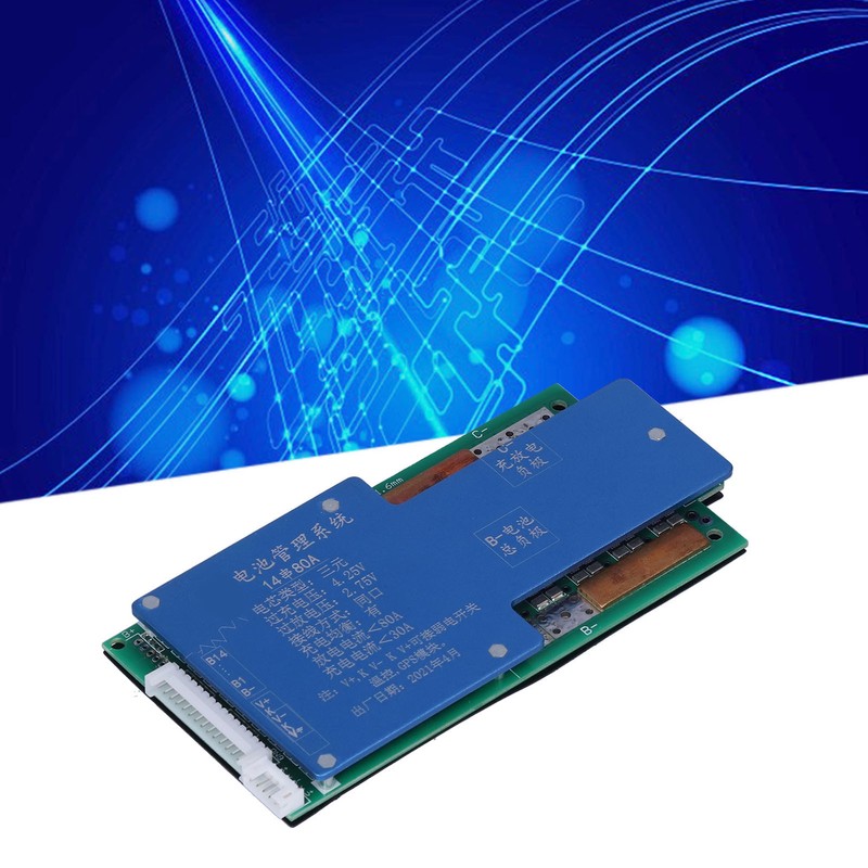 Battery Protection Board 80A Lithium Battery Charging Controller with Collection