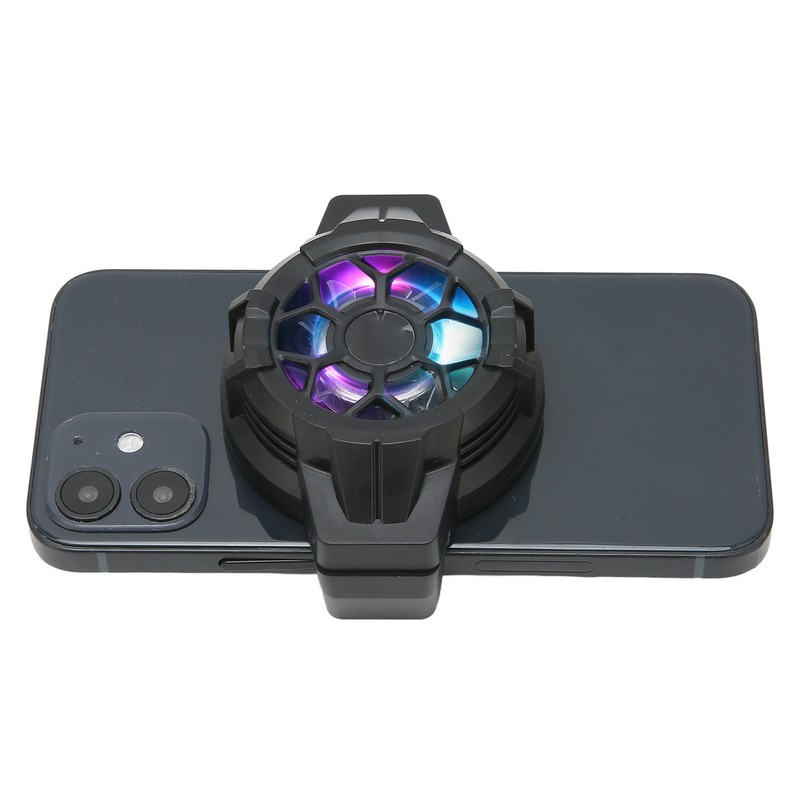 P10 Mobile Phone Semiconductor Cooler RGB Retractable Back Clip Heatsink