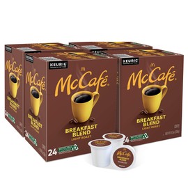 McCafé Breakfast Blend, Keurig Single Serve K-Cup Pods, Light Roast Coffee Pods, 96 Count