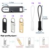 DKDDSSS 27 Pcs Zipper Pull, Zipper Pull Replacement, Zippers Repair