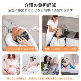 adelphos SHAMP1 Shampoo Hat, Nursing, Adult, Vinyl, Air, Foldable, Lightweight, Backflow Prevention, Double Valve, 1 Piece