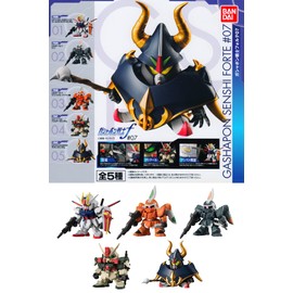 Mobile Suit Gundam Gashapon Warrior Forte #07 (Complete Set of 5 Types)